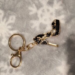 high heel bag charm/key ring